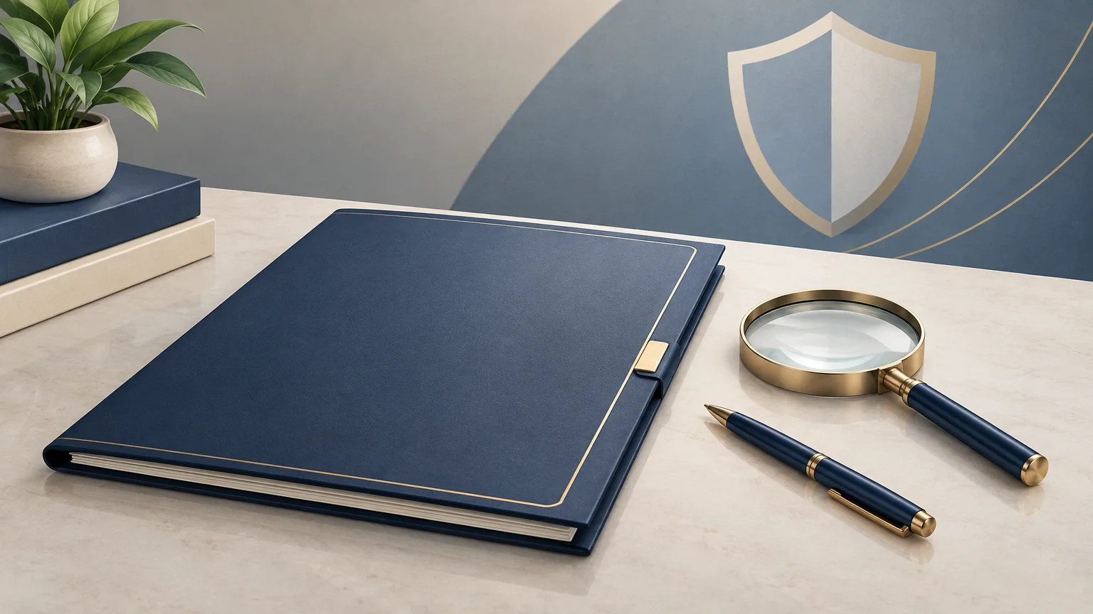 Conceptual illustration of insurance paperwork and a magnifying glass representing review of a life-insurance claim.